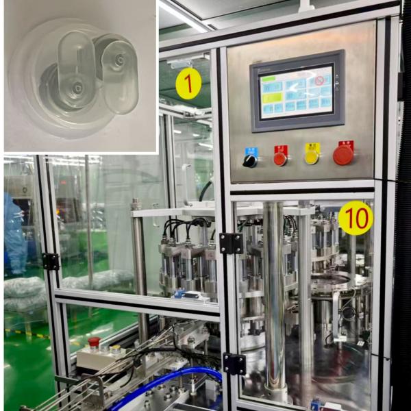 Non-standard Automation Mechanical Double-folding Cap Assembly Machine Fast