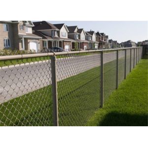 Residential 12 Gauge Galvanized Steel Chain Link Fence /Chain Link Fabric