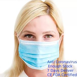 Hypoallergenic Disposable Non Woven Face Mask Dust Prevention / Sterilization