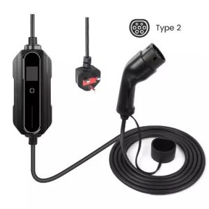 EU Plug French / UK / US Connectors 16A Portable Electric Vehicle Charger AC /
