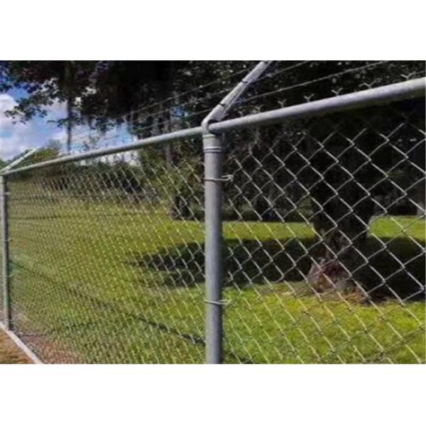 Chain Link 1 5/8" X 1 5/8" 3 Strand Barb Wire Arm On Chain Link Fence