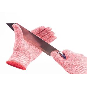 Level 5 Liner Cut Resistant Safety Gloves Moisture Absorbency For Glass Handing