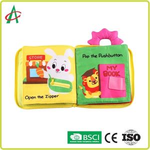 Embroidery Cartoon Baby Soft Activity Book 22cm Adorable Illustrations