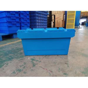 Larger Logo Printing Stack Nest Plastic Attached Lid Containers
