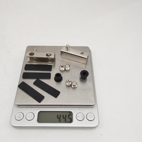 Smooth-Operating Glass Door Pivot Hinge Sets with Magnetic Catch Latch PSS/SSS Finish