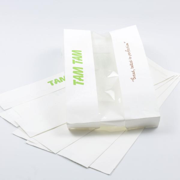 Buy Kraft Paper Bread Bag With Window Bakery French Baguette Pack at wholesale prices