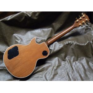 Custom LP Electric Guitar One Piece Body Neck RebelAged Guitar