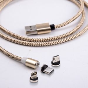 OEM Magnetic Charging Cables Customized Length Dust Resistant For Iphone