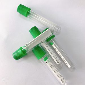 China Green Cap Lithium Heparin Tube  Sample Collection And Anticoagulation on sale