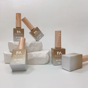 OEM Free Sample 5ml 8ml 10ml 15ml 20ml Frosted Matte Black Empty Glass Uv Gel