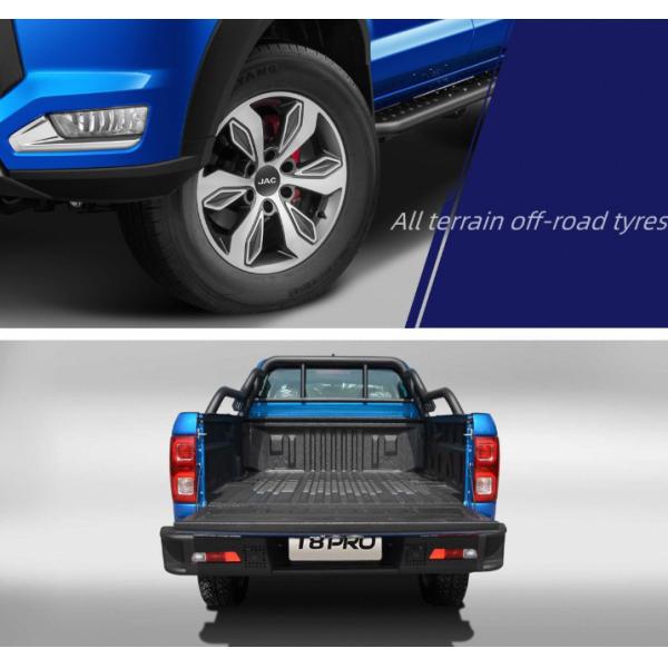 LED Headlight Pickup Truck Gasoline And Diesel High Loading Capacity Jac T8 Tuk Tuk Car