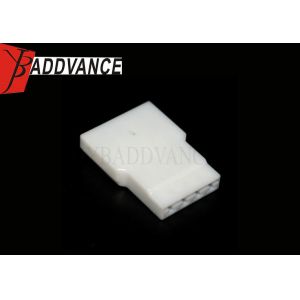 4-1-341 White Electrical 4 Pin Female Auto Connector With Terminals