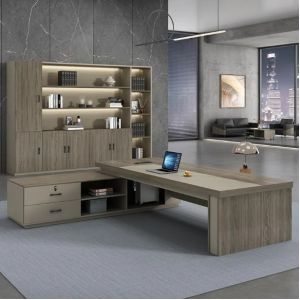 Boss Office Desk With Lamp Single Manager Desk Supervisor's President's