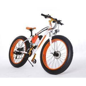 Off Road 2 Wheel Electric Bike Outdoor 26“ Tires Electric Snow Bike 48V