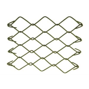 PVC Coating Twisted Barb 3 feets Diamond Wire Mesh Fence
