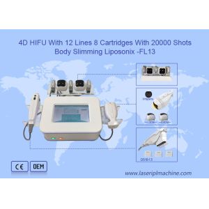 Face Lifting Focus Ultrasound 2 In 1 Lipo 3D HIFU Machine