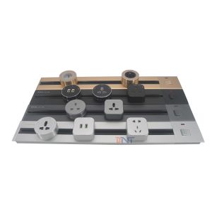 Quality High Quantity Wall Track Electrical Power Rail Hidden Kitchen Socket for sale