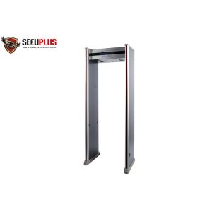 Sound and LED Lights Alarm Walk Through Metal Detector for Station Security