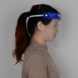 Lightweight Disposable Face Shield , Clear Plastic Face Shield Splash Proof