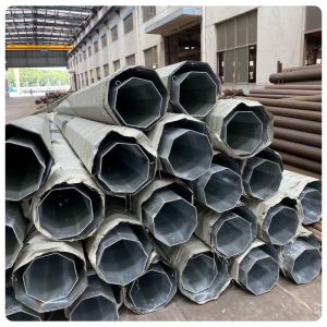 30-50FT Polygonal Hot Dip Galvanized Electrical Power Steel Pole