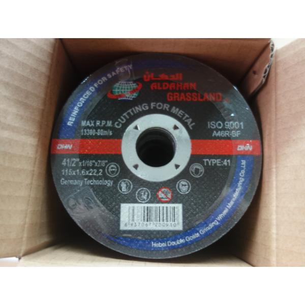 5/8 Arbor Reinforced Fiberglass Cut Off Disc For Angle Grinder