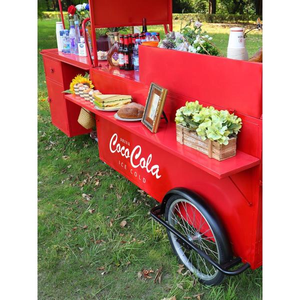 Multi-function Coffee Carts Food Trailer Mobile Food Cart Ice Cream Mini Food Truck