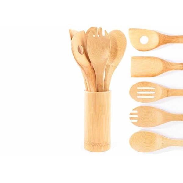 Buy Durable Safe Kitchen Cooking Tools 6 Pieces Utensils Set FPA Free Eco - Friendly at wholesale prices