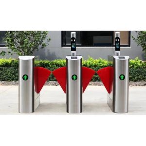 650mm Lane Flap Barrier Turnstile For Subway Station