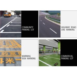 Airless Spraying Pavement Striping Equipment Single Gun 6L Max