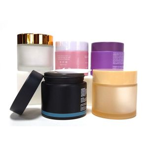 Eye Cream Empty 5g Glass Cosmetic Packaging Matt With Lids