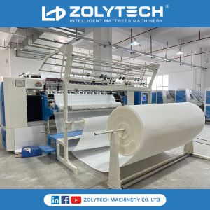 Quality CE Automatic Mattress Quilting Machine 80mph Panasonic Making Servo System for sale