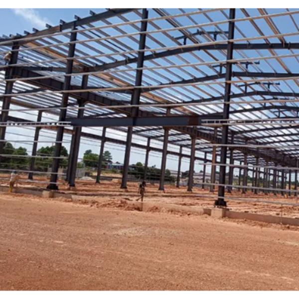 Buy Steel Structure Building with Sand Blasting Sa 2.5 Auto CAD Drawing Design and Frame Structure at wholesale prices