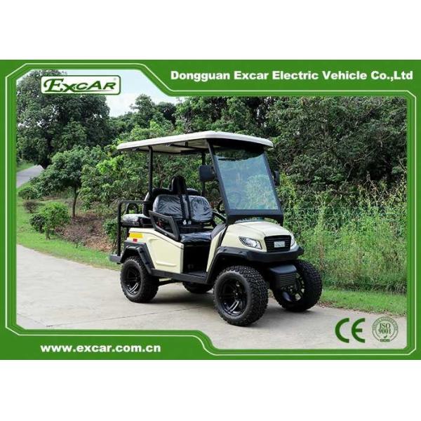 Electric 2 Seats Golf Cart Hunting Buggies With Flip Seats