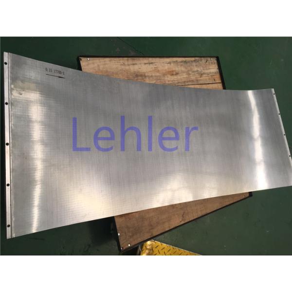 Pulp / Paper Industry Sieve Bend Screen 710*1727mm High - Precision Slot Opening
