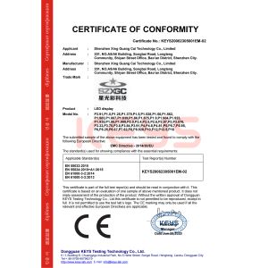 HK Brilliance International Technology Ltd. Certifications