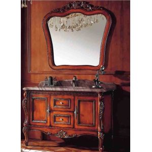 60cm Ceramic Basins Solid Wood Bathroom Vanity
