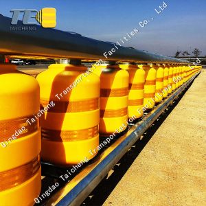 Quality Roadway Safety Rolling Guardrail Barrier with EVA Q345 Material for sale