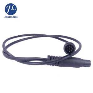 Waterproof Rear View Camera System 9 PIN GX16 Aviation Cable , Male To Female