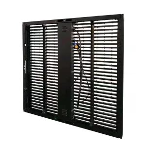 Quality 75% Transparency P3.91 Glass LED Curtain Wifi Poster SMD3528 for sale