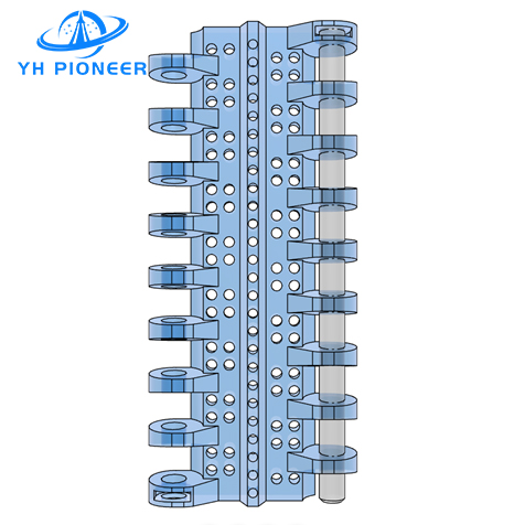Perforated Conveyor Chain Plate with POM for Beverage and Beer Industry