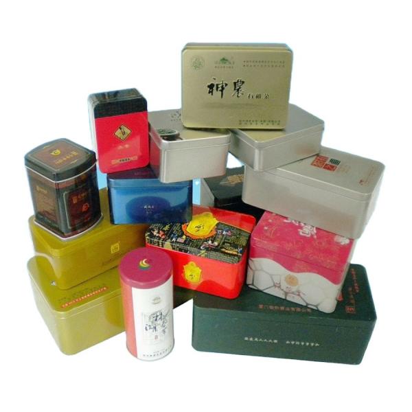 Buy 1L Metal Tin Container Offset Printing Airtight Tea Jar at wholesale prices