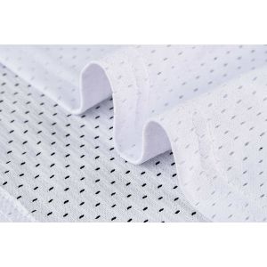 Mens Competition Clothing , Basketball Trainning Jersey Custom Logo White Black