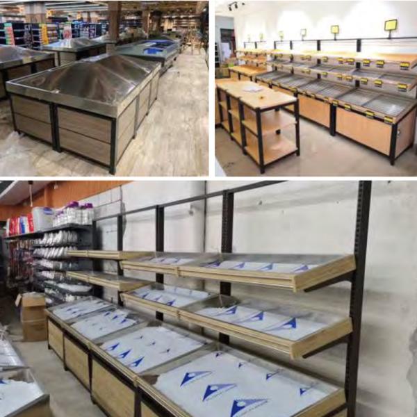 Powder Coating Fruit And Vegetable Rack For Shop ODM ISO 9001