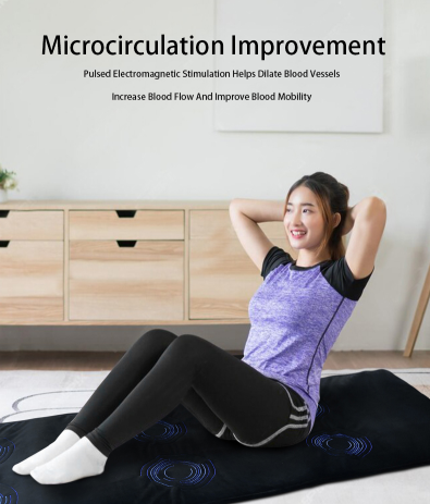 Electromagnetic Pulse Massage Pemf Mat Therapy Back Pain Relief Magnetic Mattress