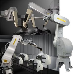 CNGBS Robot Protective Cover 6 Axis Fanuc Industrial Electrostatic Spray
