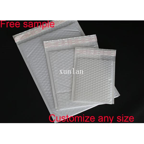 Shiny Plastic Shipping Envelopes , Metallic Bubble Wrap Shipping Bags Light