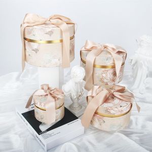 Quality Custom Order Accepted Rigid Boxes Flower Box With Custom Logo Printing for sale