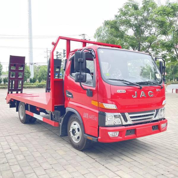 Buy JAC 4X2 Flat Bed Tow Truck for Goods Transportation at wholesale prices
