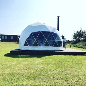 Outdoor Camp House Luxury Igloo Geodesic Dome Tent With Windows