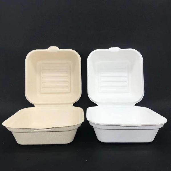 Buy 3 Part Natural Wheat Straw Lunch Bento Box Disposable Biodegradable at wholesale prices